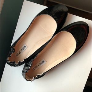 Black Patent Leather Flats
